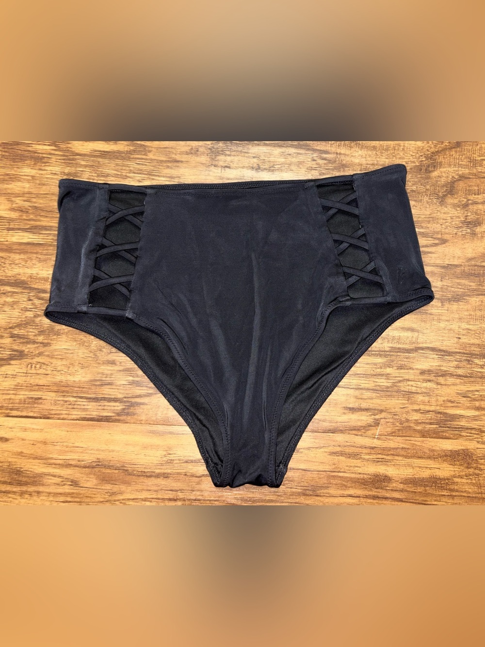 Shade & Shore High Waisted Bikini Bottom Size Medium